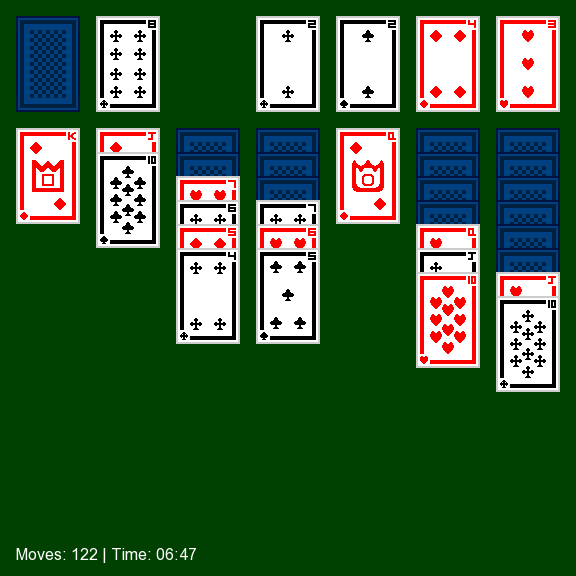 Solitare Gameplay Screenshot